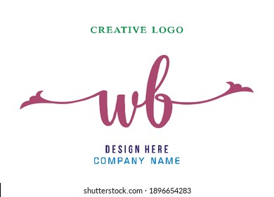 El logotipo de la escritura WB es sencillo, fácil de entender y autoritario