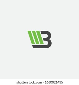 WB logo design and sign
