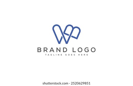 WB logo design vector template design for brand