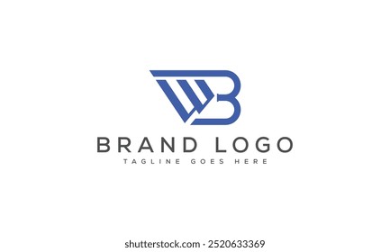 WB logo design vector template design for brand