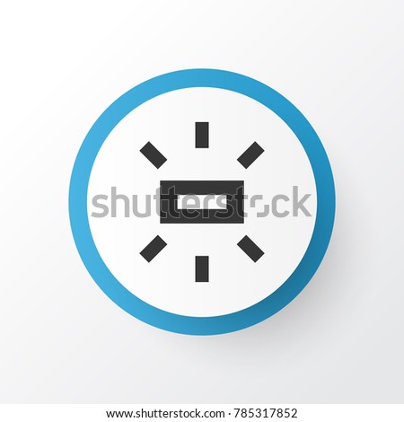 Wb sunny icon symbol. Premium quality isolated brightness element in trendy style.