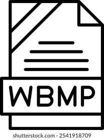 WBMP Vector Vector Icon Design Symbol