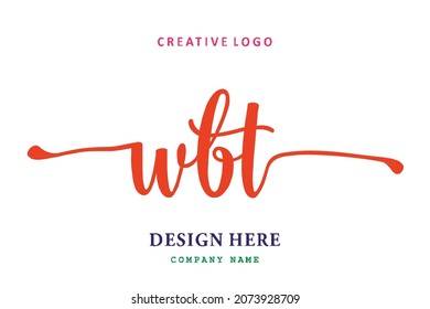 WBT lettering logo is simple, easy to understand and authoritative