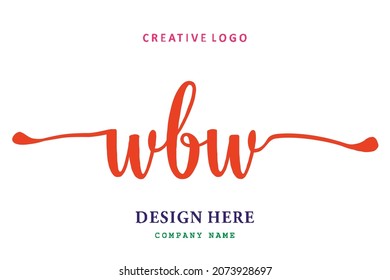 El logotipo de la inscripción WBW es sencillo, fácil de entender y autoritario
