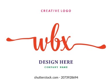 WBX lettering logo is simple, easy to understand and authoritative