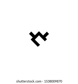 WC CW logo design template vector