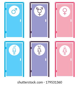 Portas WC para diferentes identidades de gênero