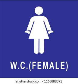 Washrooms Arabic Sign Stock Vector (royalty Free) 1129254356