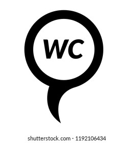 WC here and map pointer