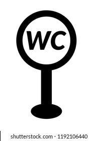 WC here and map pointer