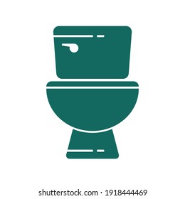 Diseño de iconos de WC. aislado en fondo blanco