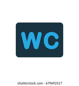 WC icon illustration isolated vector sign symbol
