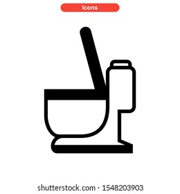 wc icon isolated sign symbol vector illustration - high quality black style vector icons
