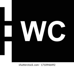 wc icon isolated vector illustration