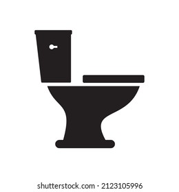 wc icon toilet or restroom vector symbol