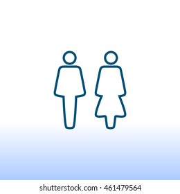  WC Icon Vector.