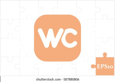 WC icon vector