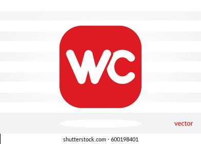 WC icon vector