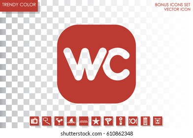 WC icon vector