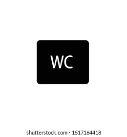 WC icon vector concept eps10