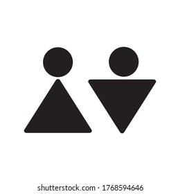 WC icon vector illustration sign