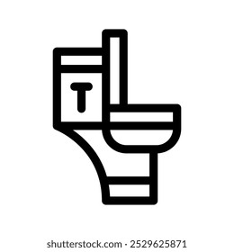 Vektorsymbol-Entwurfsgrafik für WC