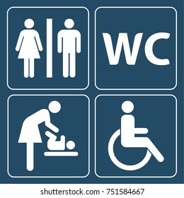 iconos de wc
