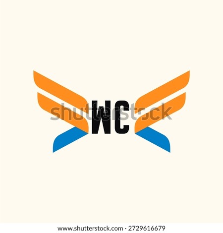 WC Initials Logo Business Template Vector icon