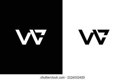 Wc Letter Logo Design On Luxury Stock Vector (Royalty Free) 2126552420