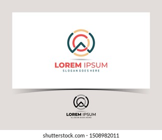 Wc logo concept, business logo