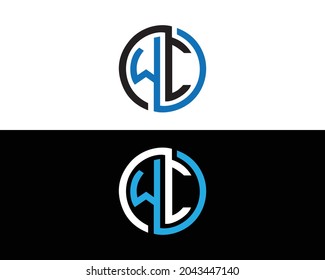 logotipo de WC y plantilla de diseño de iconos.	