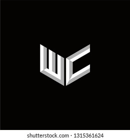 WC Logo Letter initial Designs Templete