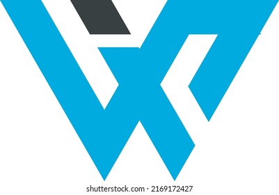 logotipo de monograma Wc moderno concepto de wc Icono Diseño Elemento de diseño ilustración vector símbolo de diseño creativo