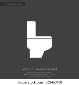 wc pan icon on dark background