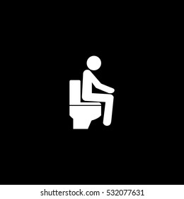 wc pan icon on white background