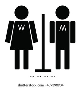 wc restroom symbols