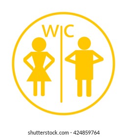 WC. toilet icon