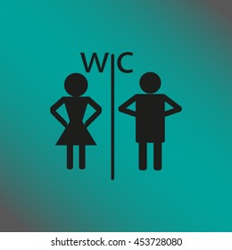 WC. toilet icon