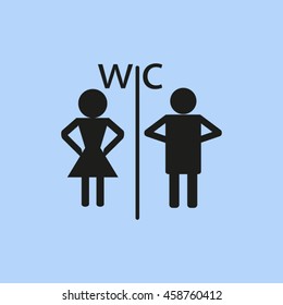 WC. toilet icon
