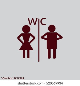 WC. toilet icon