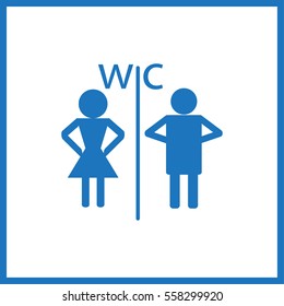 WC. toilet icon