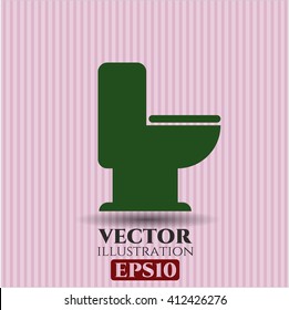 WC Toilet vector symbol