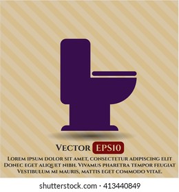 símbolo vectorial de WC