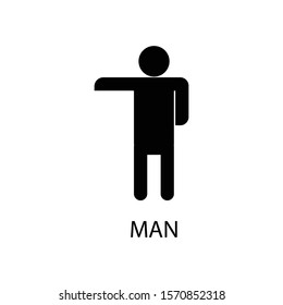 wc vector icon, toilet vector icon
