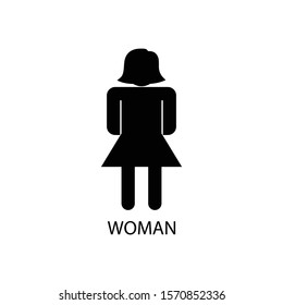 wc vector icon, toilet vector icon