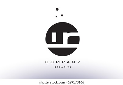WC W C alphabet company letter logo design vector icon template simple black white circle dot dots creative abstract