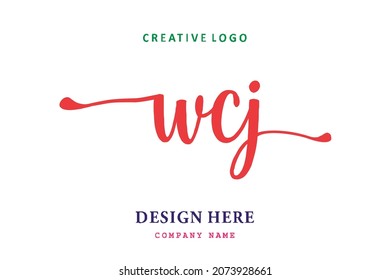 WCJ lettering logo is simple, easy to understand and authoritative