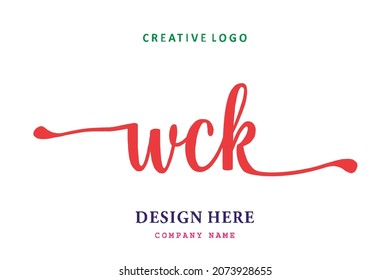 WCK lettering logo is simple, easy to understand and authoritative