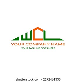 WCL letter logo creative design with vector graphic