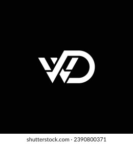 WD or DW abstract outstanding professional business awesome artistic branding company different colors illustration logo or icon or monogram design.